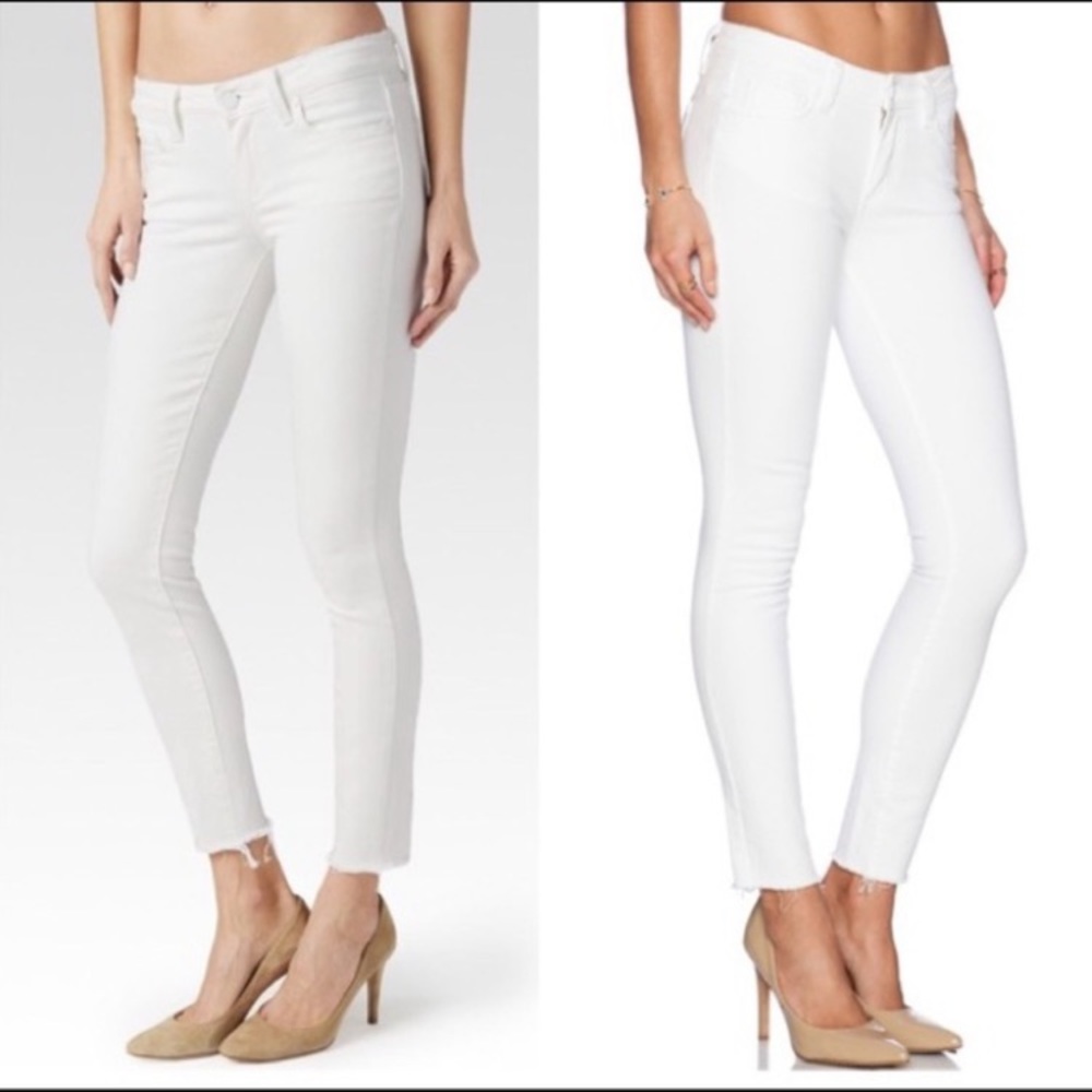 PAIGE Verdugo Ankle Jeans in Optic White
